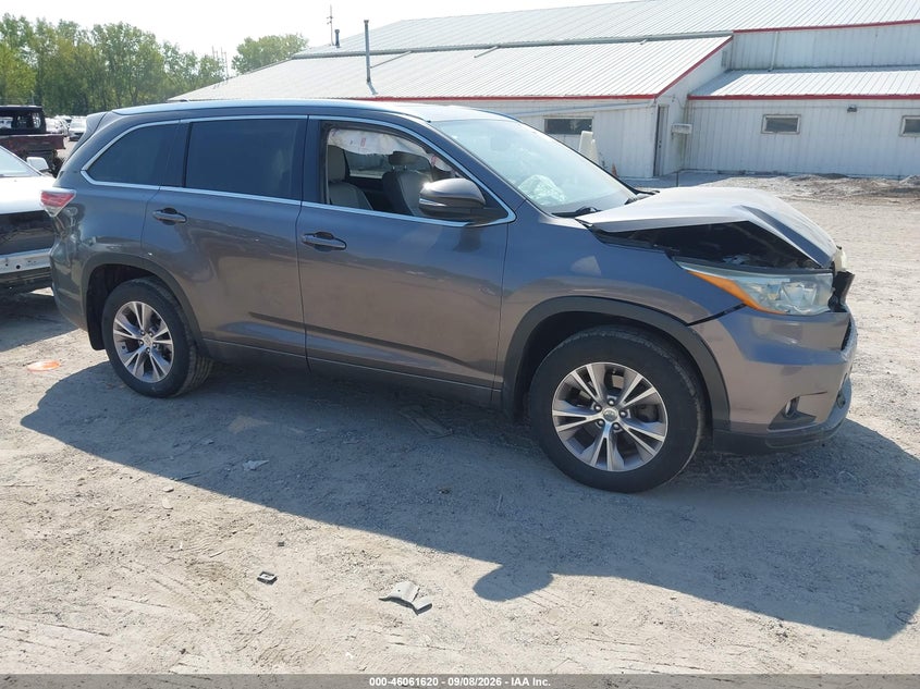 2015 TOYOTA HIGHLANDER XLE V6 | 5TDJKRFH2FS169863 | UPCARS