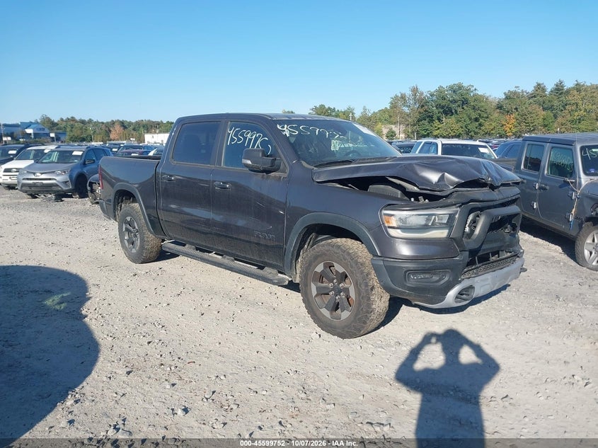 2019 RAM 1500 REBEL  4X4 5'7 BOX | 1C6SRFLT2KN914867 | UPCARS
