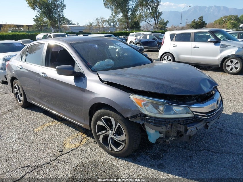 2016 HONDA ACCORD LX | 1HGCR2F40GA019999 | UPCARS
