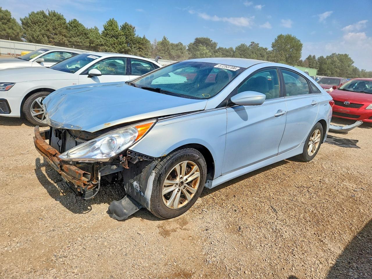 2014 HYUNDAI SONATA GLS | 5NPEB4AC6EH915834 | UPCARS