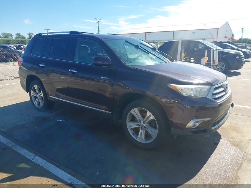2013 TOYOTA HIGHLANDER LIMITED V6 | 5TDDK3EH2DS231710 | UPCARS