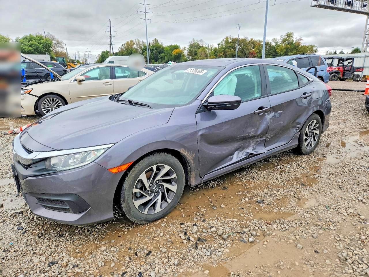 2018 HONDA CIVIC EX | 2HGFC2F77JH570948 | UPCARS