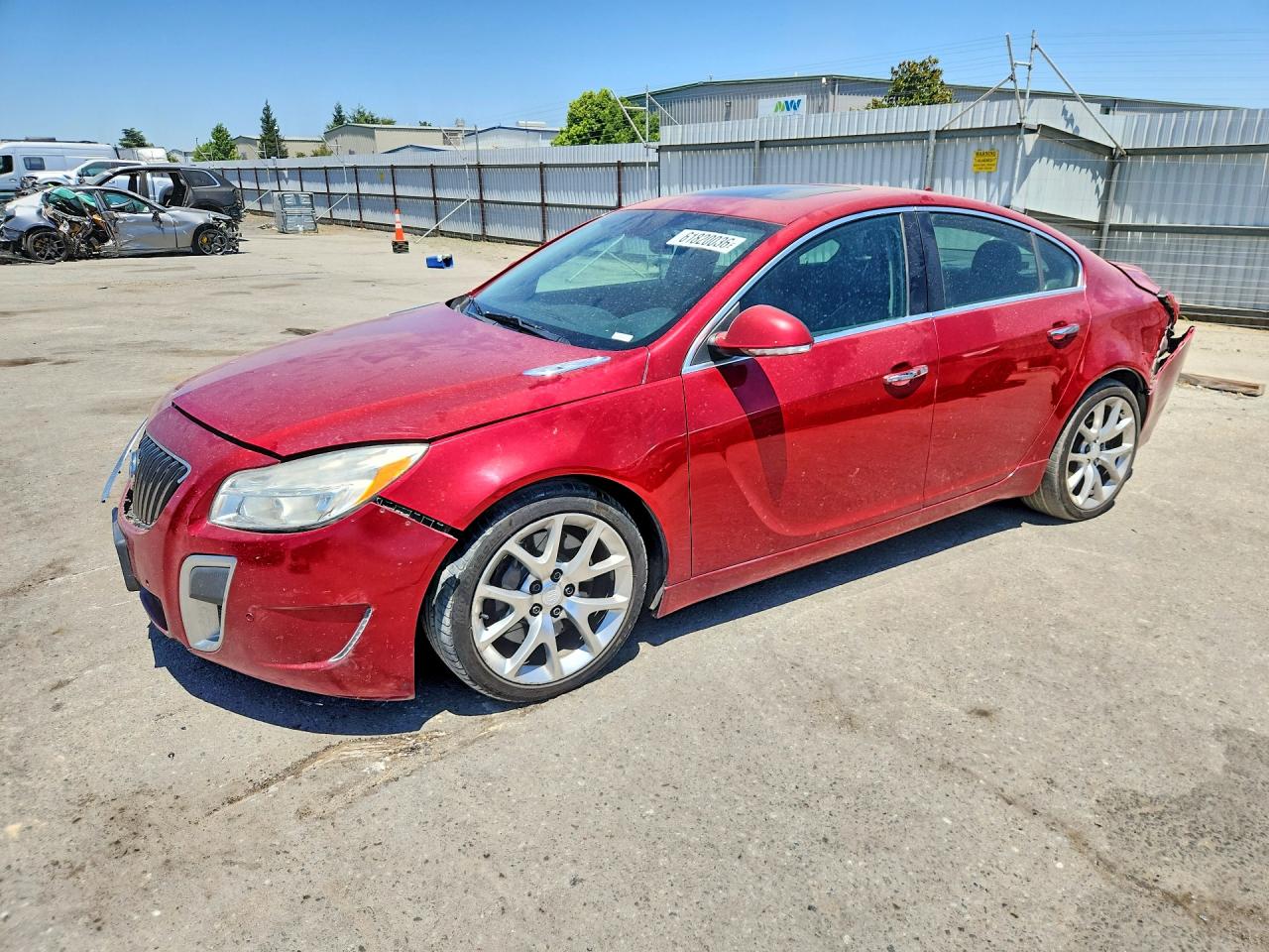 2012 BUICK REGAL GS | 2G4GV5GVXC9199837 | UPCARS