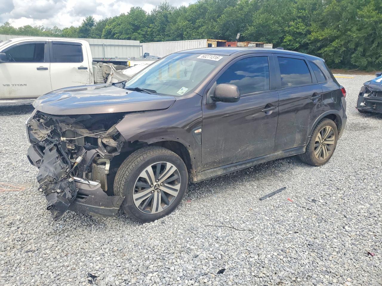 2021 MITSUBISHI OUTLANDER ES | JA4APUAU0MU008830 | UPCARS