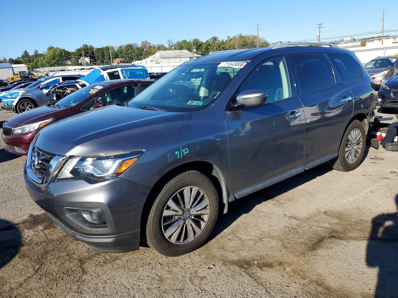 2019 NISSAN PATHFINDER S | 5N1DR2MMXKC622988 | UPCARS
