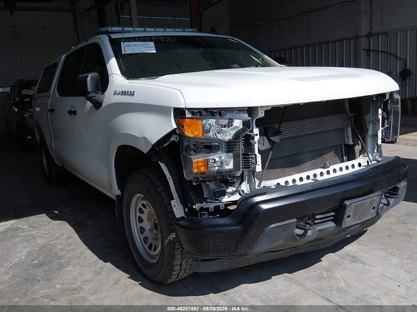 2024 CHEVROLET SILVERADO 1500 4WD  SHORT BED WT | 2GCUDAED6R1134052 | UPCARS