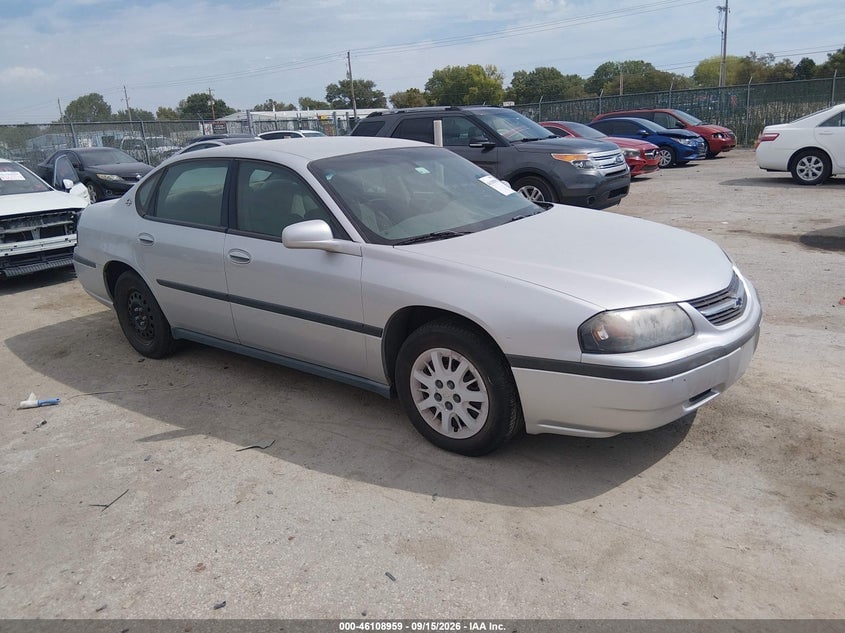 2003 CHEVROLET IMPALA | 2G1WF52E639339198 | UPCARS