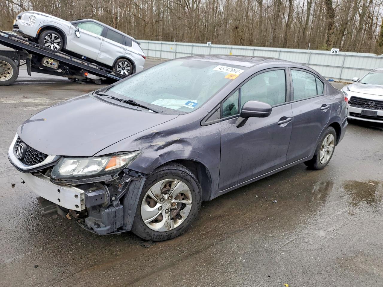 2014 HONDA CIVIC LX | 19XFB2F55EE261593 | UPCARS