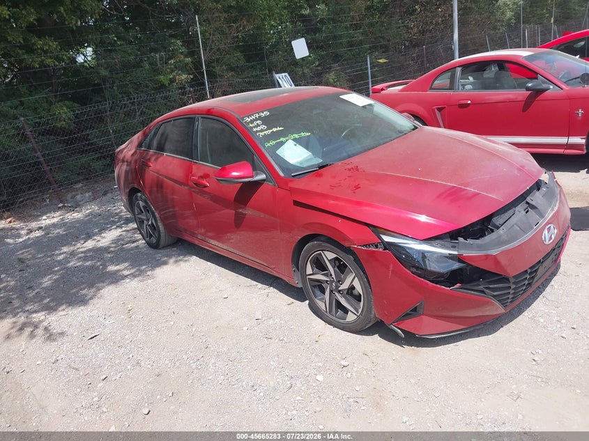 2021 HYUNDAI ELANTRA LIMITED | KMHLP4AG1MU118287 | UPCARS