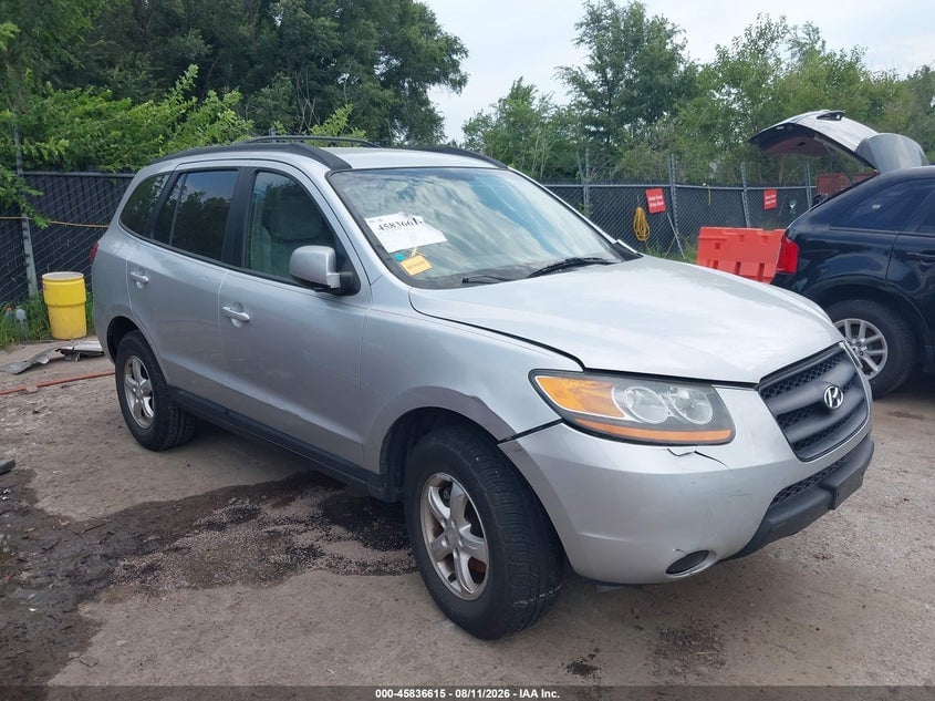 2008 HYUNDAI SANTA FE GLS | 5NMSG13D58H167121 | UPCARS