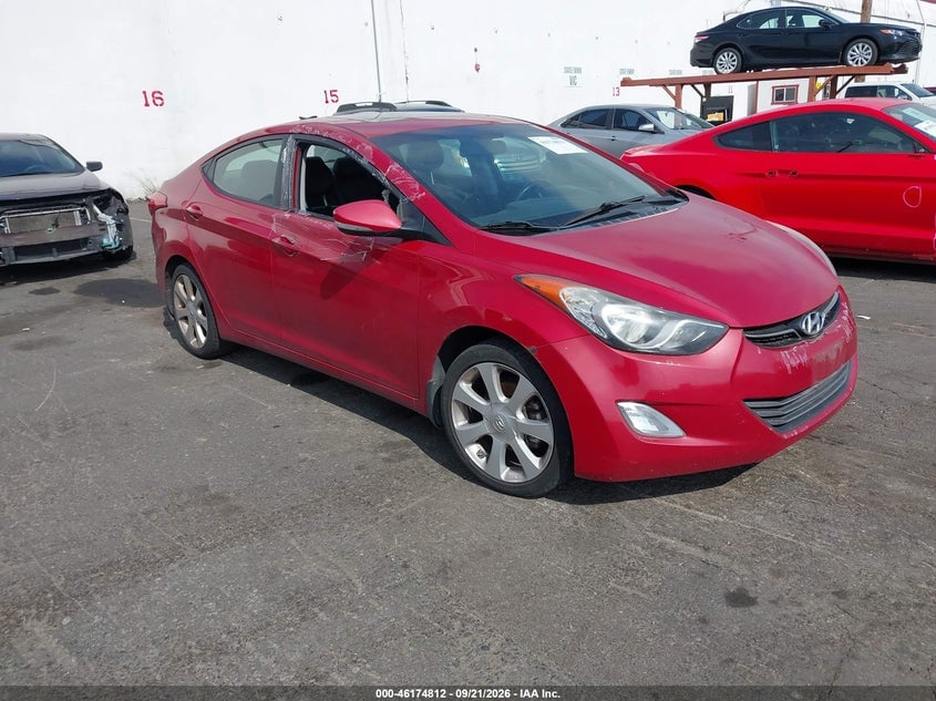 2013 HYUNDAI ELANTRA LIMITED | KMHDH4AEXDU936195 | UPCARS