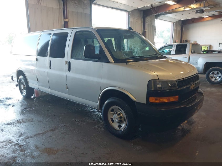 2020 CHEVROLET EXPRESS PASSENGE RWD 3500 EXTENDED WHEELBASE LS | 1GAZGNFG4L1266908 | UPCARS