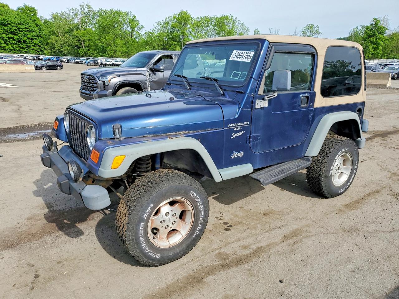 2000 JEEP WRANGLER SPORT | 1J4FA49S1YP751141 | UPCARS