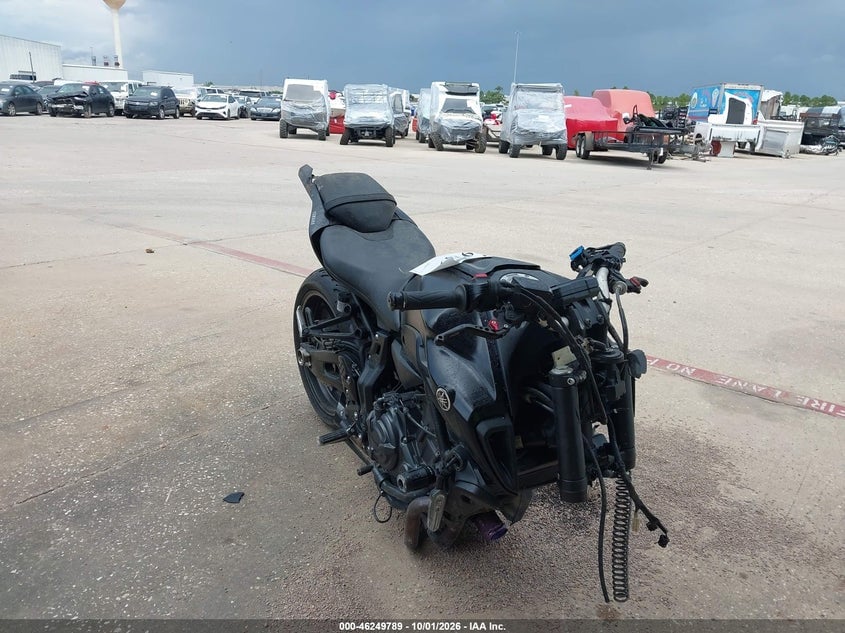2022 YAMAHA MT07 | JYARM32E1NA006246 | UPCARS