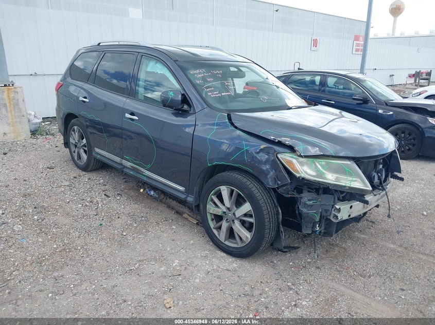 2013 NISSAN PATHFINDER PLATINUM | 5N1AR2MN8DC632675 | UPCARS