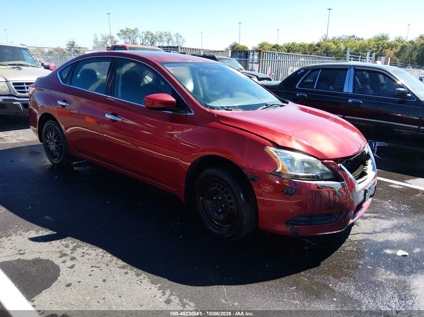 2014 NISSAN SENTRA | 3N1AB7AP9EY229389 | UPCARS
