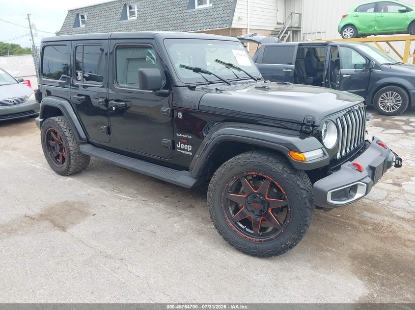 2022 JEEP WRANGLER UNLIMITED SAHARA 4X4 | 1C4HJXEN9NW118615 | UPCARS