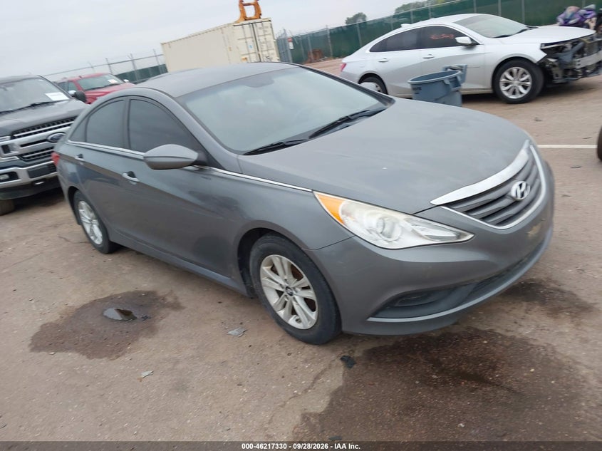 2014 HYUNDAI SONATA GLS | 5NPEB4AC0EH907504 | UPCARS