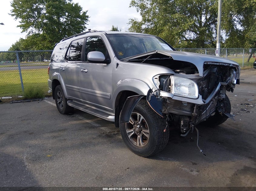 2001 TOYOTA SEQUOIA LIMITED V8 | 5TDBT48A115002701 | UPCARS