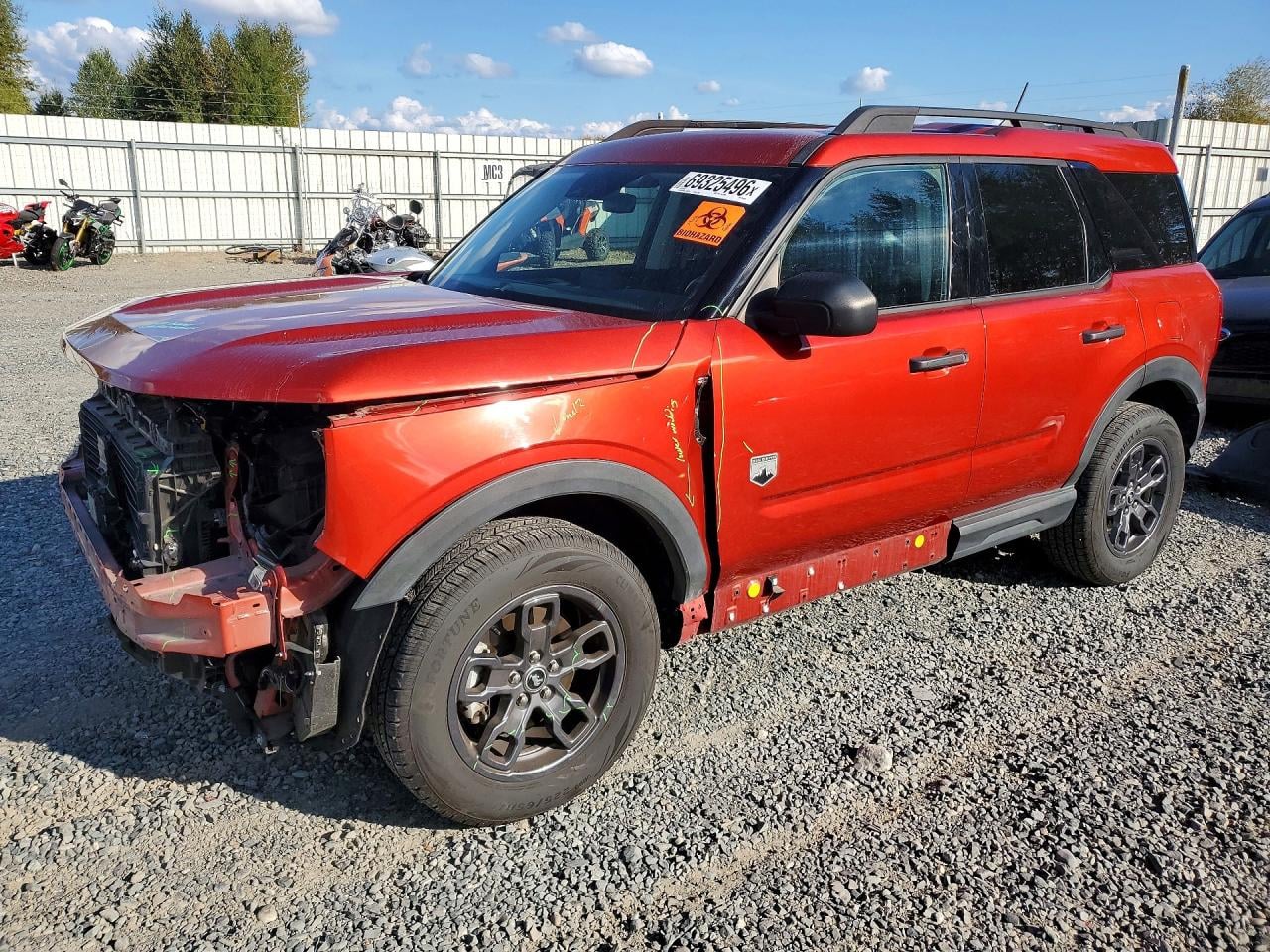 2022 FORD BRONCO BIG BEND | 3FMCR9B61NRD93616 | UPCARS