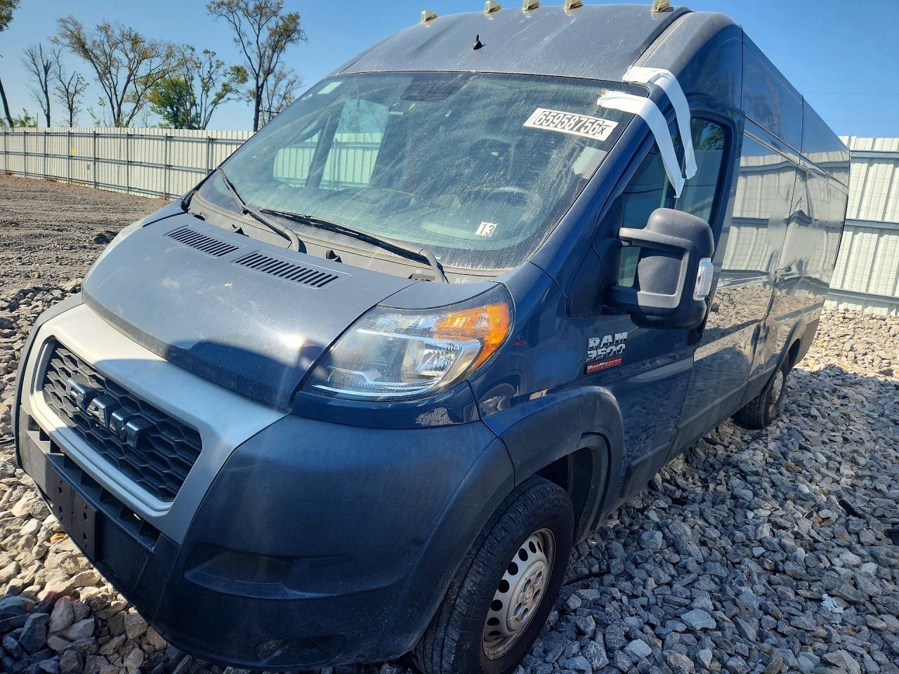 2021 RAM PROMASTER 3500 DELIVERY VAN | 3C6MRVJGXME587196 | UPCARS