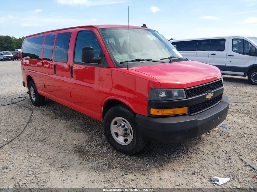 2020 CHEVROLET EXPRESS PASSENGE RWD 3500 EXTENDED WHEELBASE LS | 1GAZGNFG4L1253138 | UPCARS