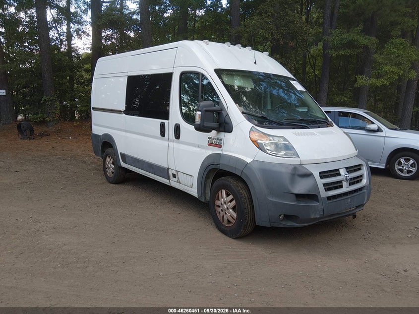 2014 RAM PROMASTER 1500 | 3C6TRVBG2EE102139 | UPCARS