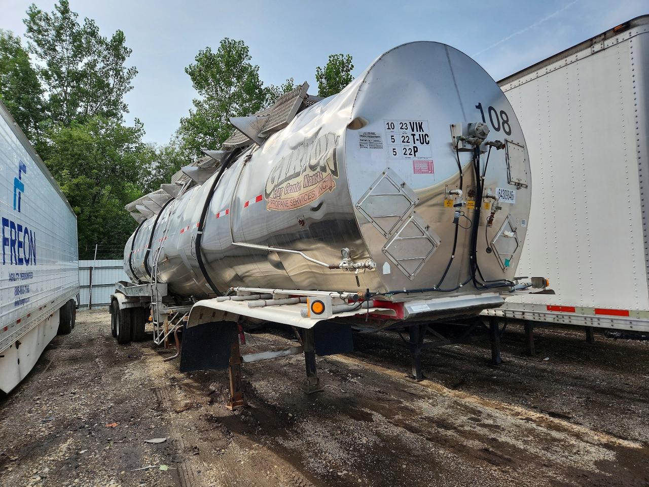 1987 STAINLESS UNKNOWN FUEL TANK TRAILER | 1S9T74227H0017108 | UPCARS