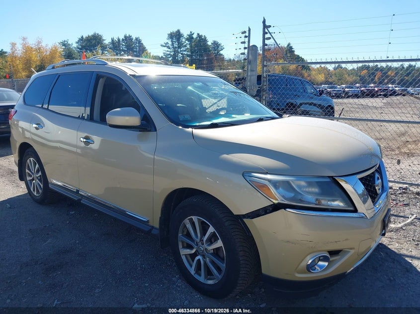 2013 NISSAN PATHFINDER SL | 5N1AR2MM5DC605893 | UPCARS