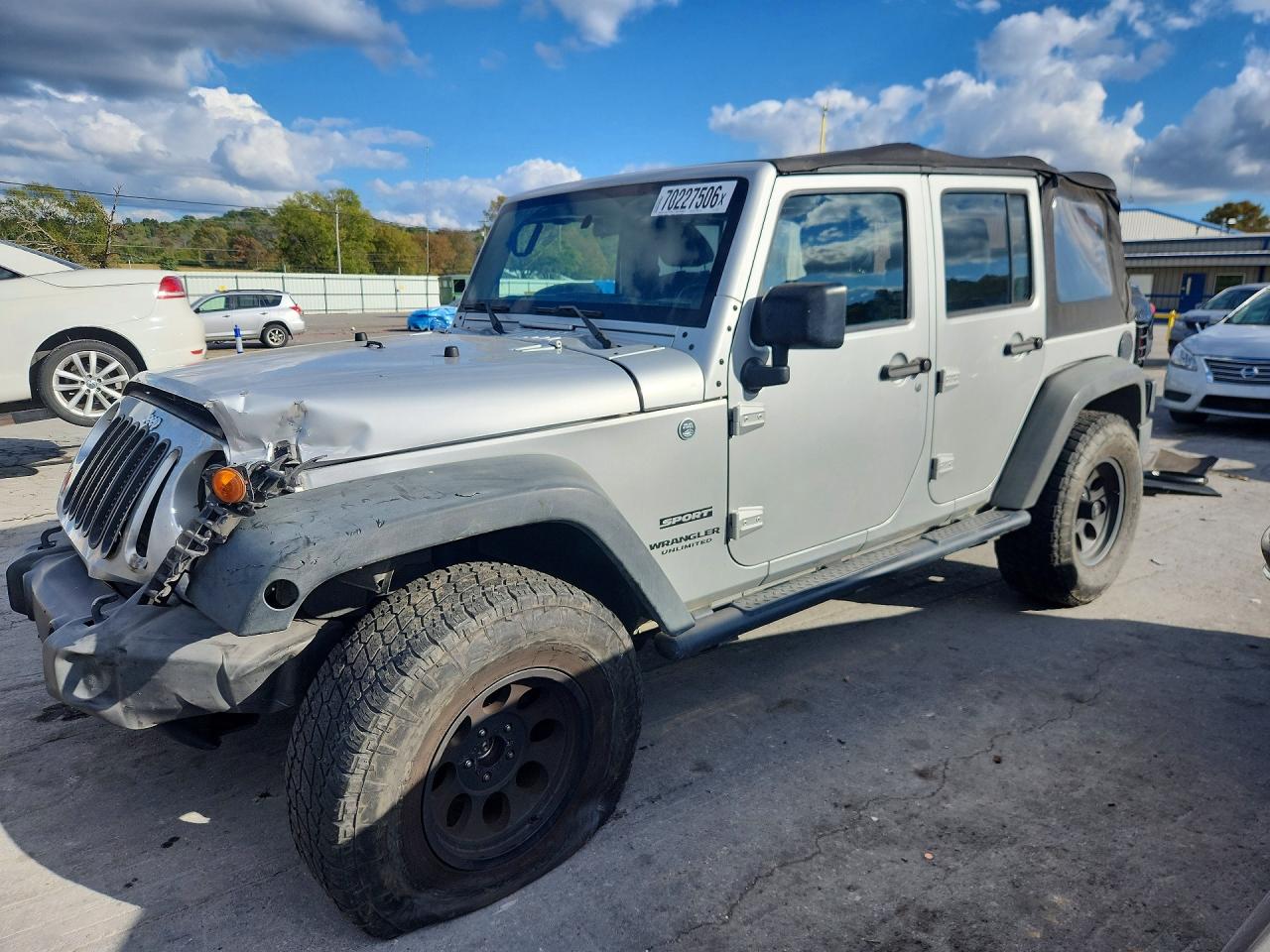 2012 JEEP WRANGLER SPORT | 1C4BJWDG8CL259631 | UPCARS