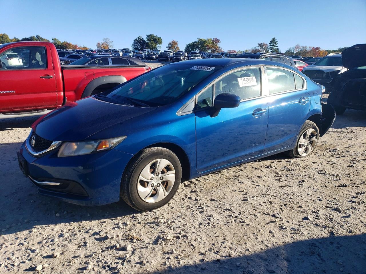 2014 HONDA CIVIC LX | 2HGFB2F51EH543915 | UPCARS