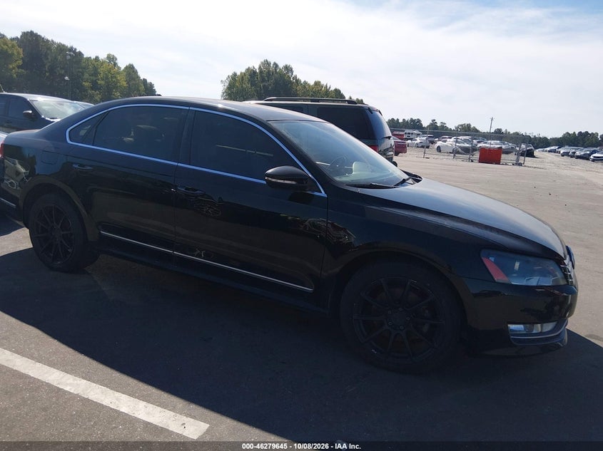 2012 VOLKSWAGEN PASSAT 2.0L TDI SEL PREMIUM | 1VWCN7A39CC001695 | UPCARS