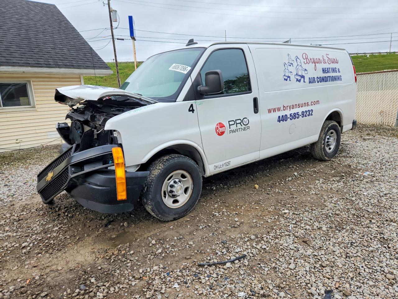 2020 CHEVROLET EXPRESS VAN | 1GCWGAFP1L1270935 | UPCARS