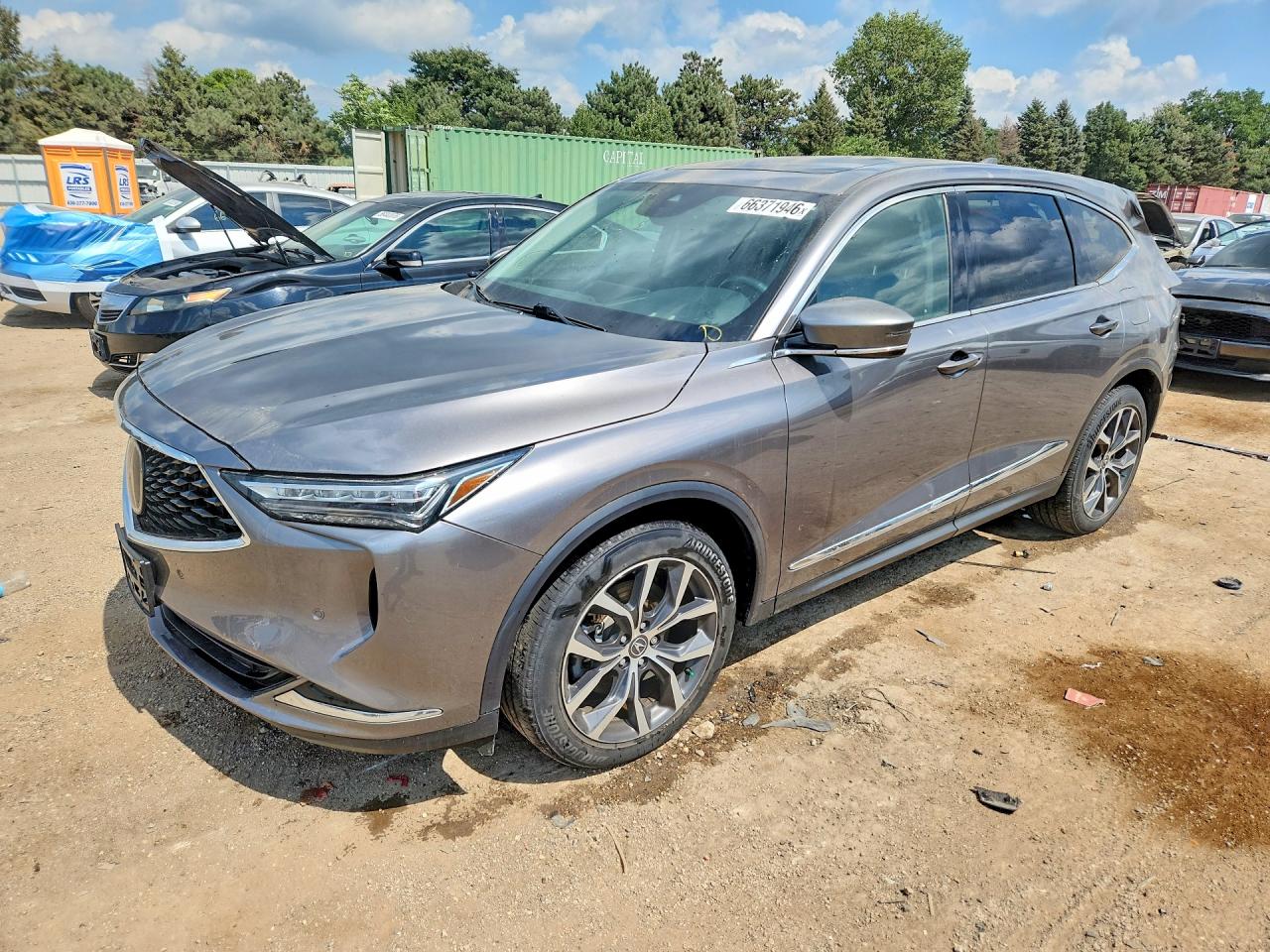 2022 ACURA MDX TECHNOLOGY | 5J8YE1H47NL006385 | UPCARS