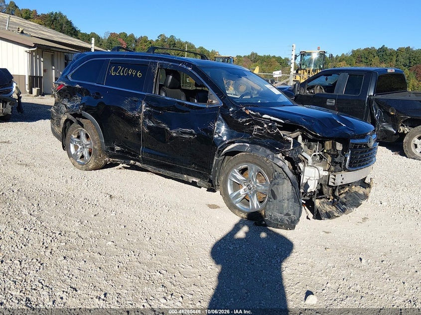 2016 TOYOTA HIGHLANDER LIMITED PLATINUM V6 | 5TDDKRFH2GS310669 | UPCARS