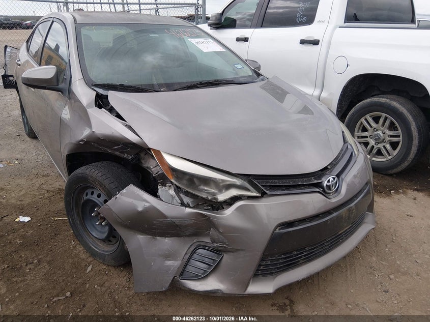 2015 TOYOTA COROLLA LE | 5YFBURHE3FP348858 | UPCARS