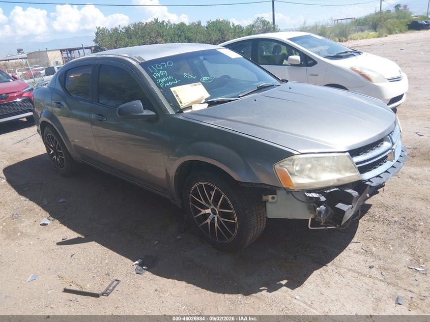 2013 DODGE AVENGER SE | 1C3CDZAB6DN725251 | UPCARS