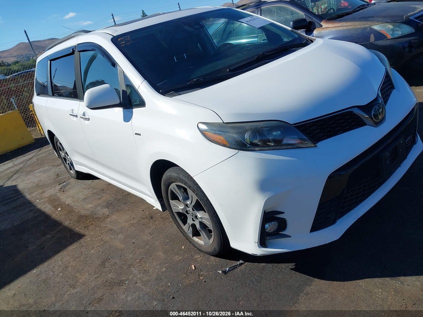 2019 TOYOTA SIENNA SE 7 PASSENGER | 5TDEZ3DC4KS220551 | UPCARS