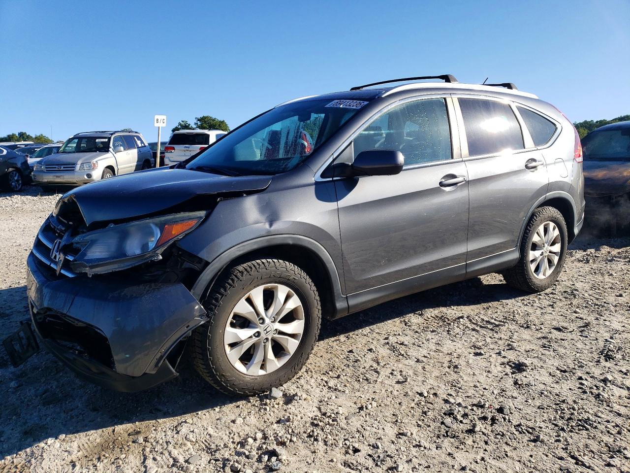 2013 HONDA CRV EXL | 2HKRM4H77DH624648 | UPCARS