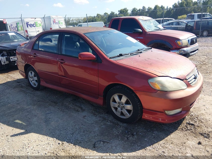 2003 TOYOTA COROLLA S | 1NXBR32E43Z116917 | UPCARS