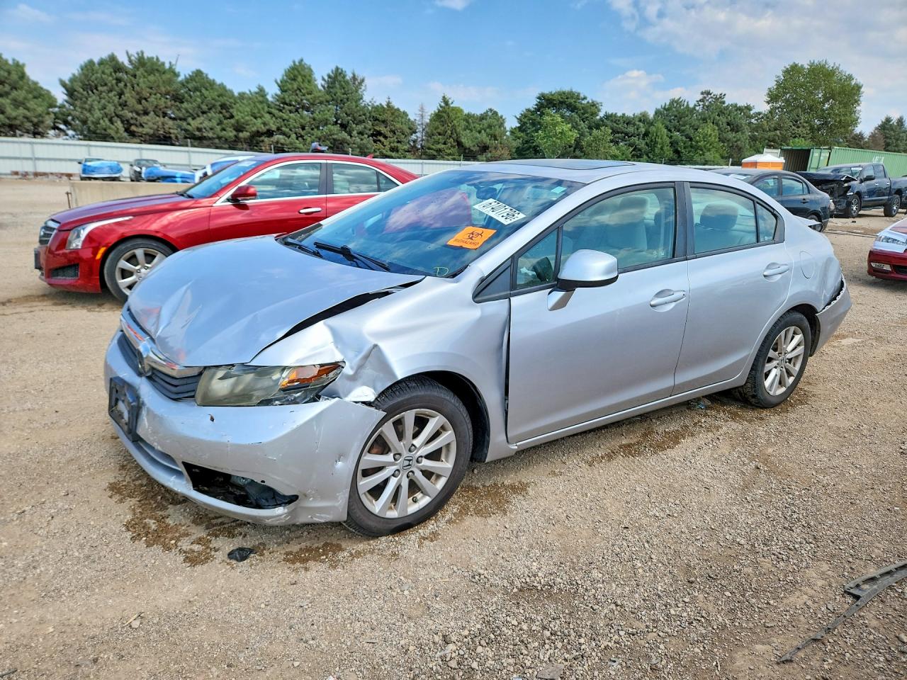 2012 HONDA CIVIC EX | 19XFB2F85CE035674 | UPCARS