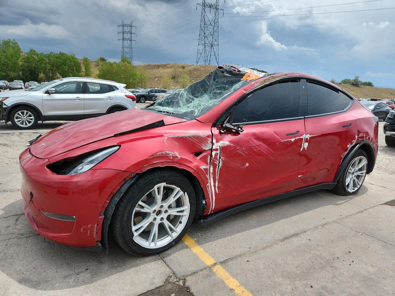 2022 TESLA MODEL Y | 7SAYGDEE8NA020371 | UPCARS