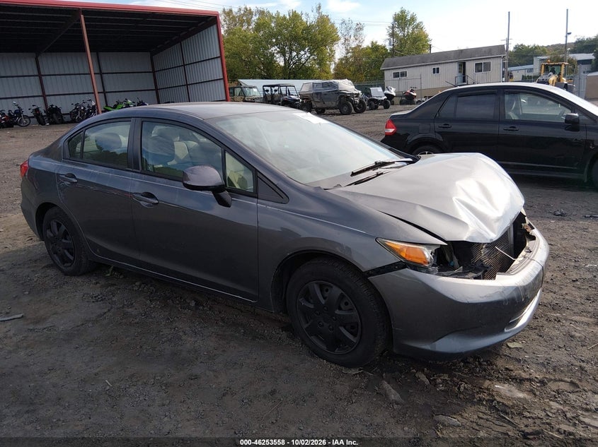 2012 HONDA CIVIC LX | 2HGFB2F52CH309893 | UPCARS