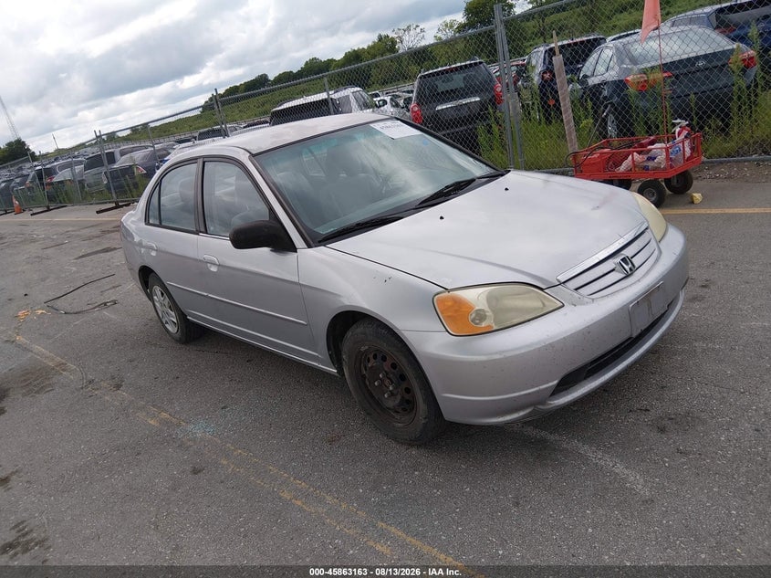 2003 HONDA CIVIC LX | 2HGES16663H575643 | UPCARS