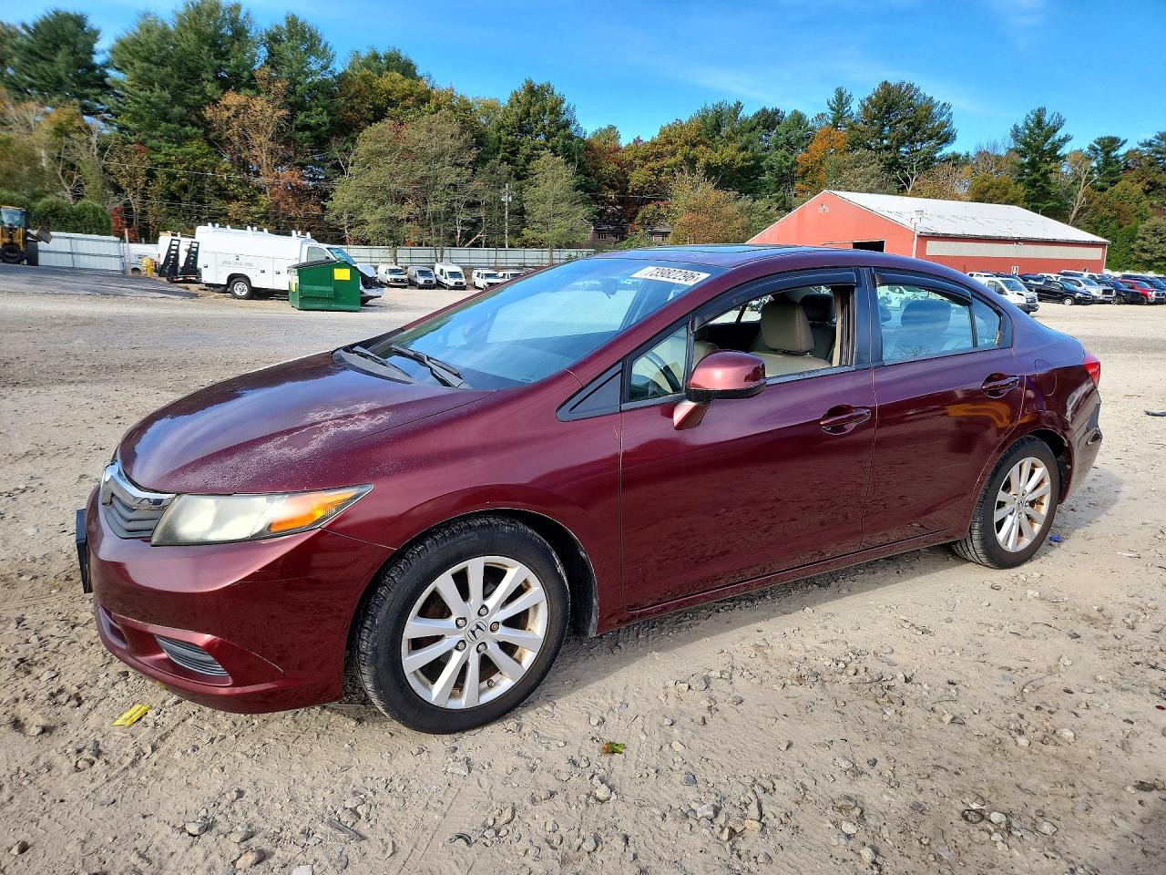 2012 HONDA CIVIC EXL | 2HGFB2F99CH543421 | UPCARS
