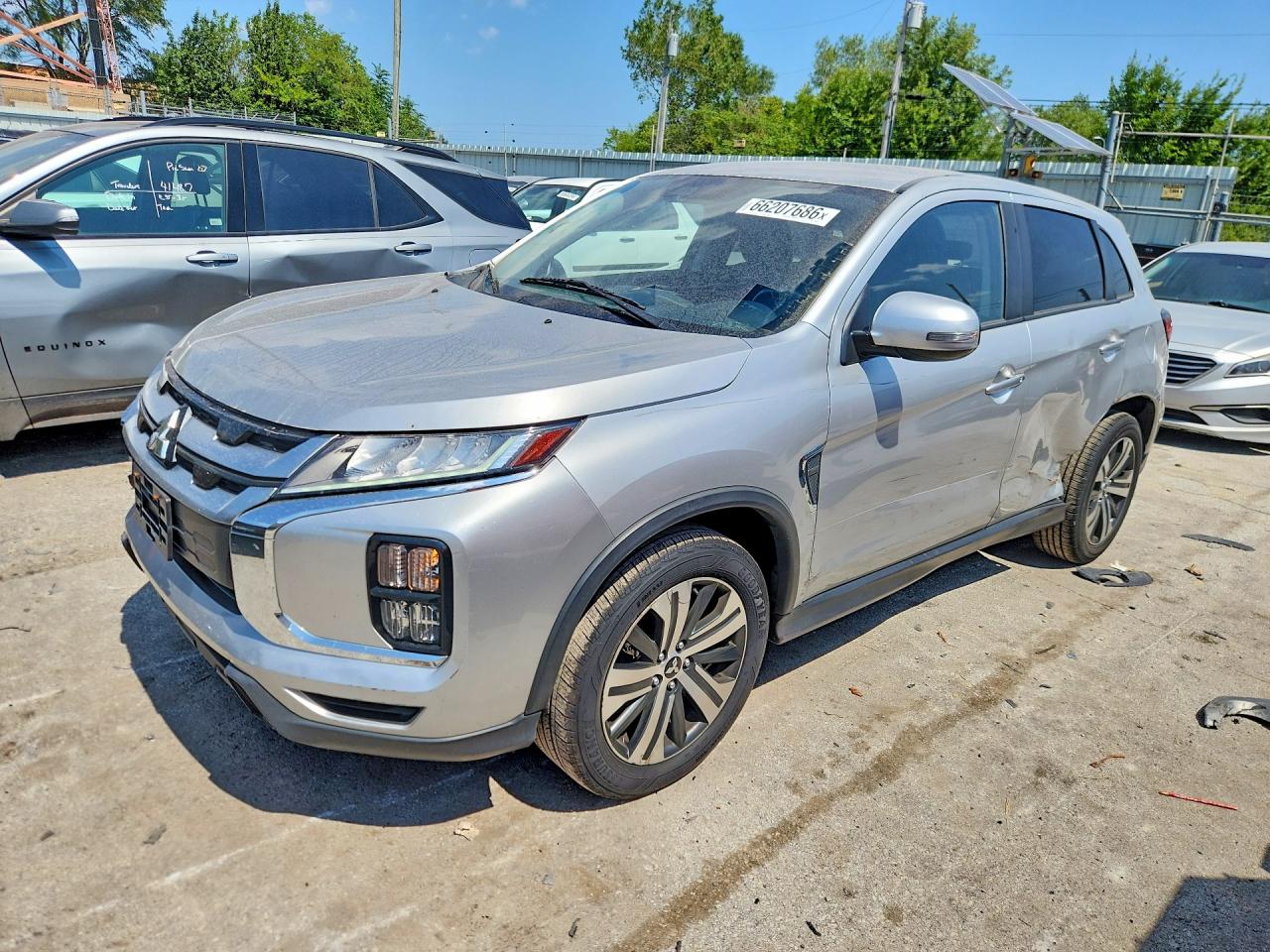 2021 MITSUBISHI OUTLANDER ES | JA4ARUAU4MU014883 | UPCARS