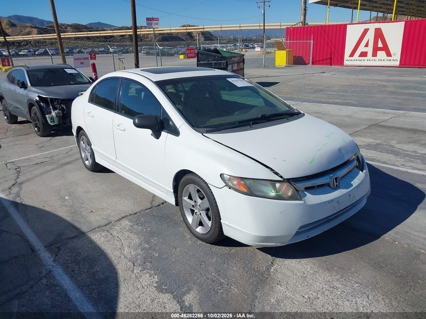 2008 HONDA CIVIC EX | 2HGFA16878H355198 | UPCARS