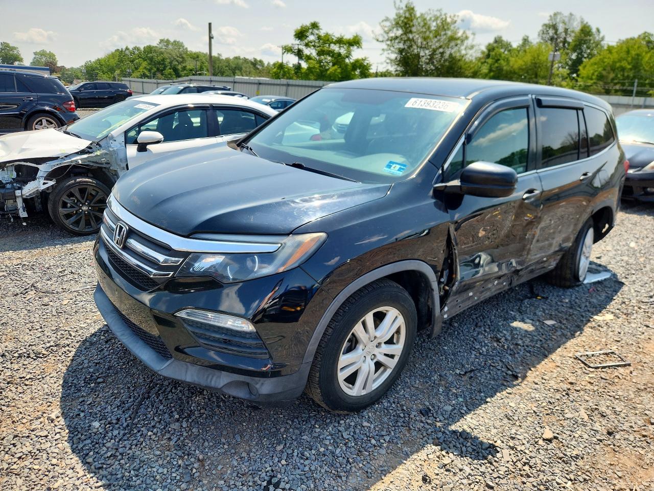 2018 HONDA PILOT LX | 5FNYF6H11JB035618 | UPCARS