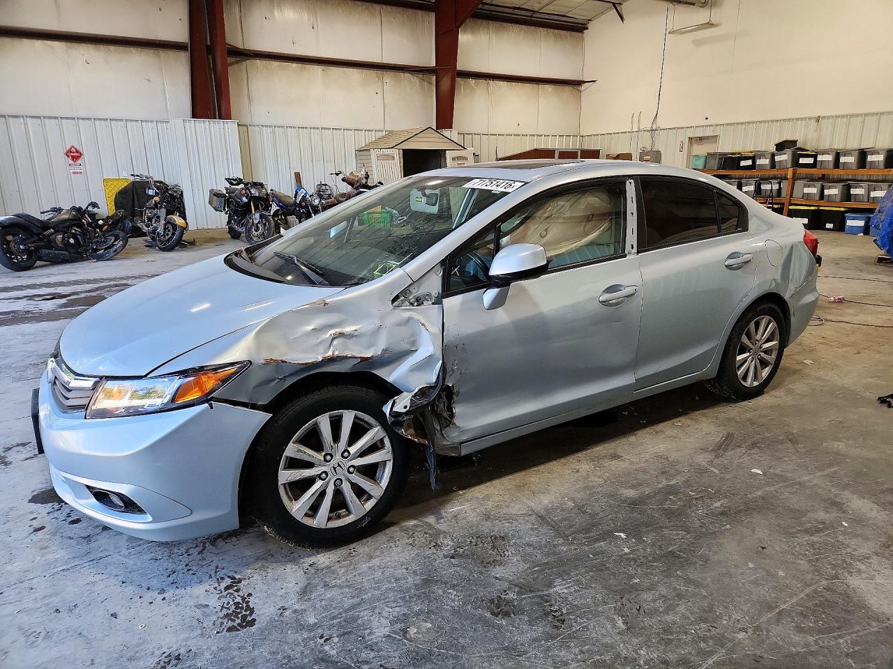 2012 HONDA CIVIC EX | 19XFB2F89CE355127 | UPCARS