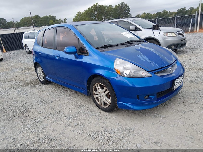 2008 HONDA FIT SPORT | JHMGD38678S025893 | UPCARS